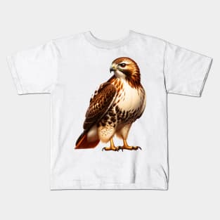 Red Tailed Hawk Bird Kids T-Shirt